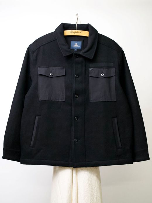ROARK REVIVAL RJJ652 / "SHIPMAN" CPO SHIRTS JACKET / BLACK