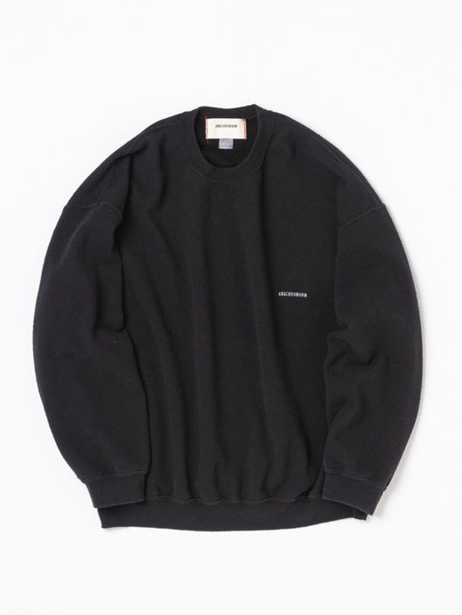 ANACHRONORM NM-SW04 / 50/50 NAPPING CREW SWEAT / BLACK