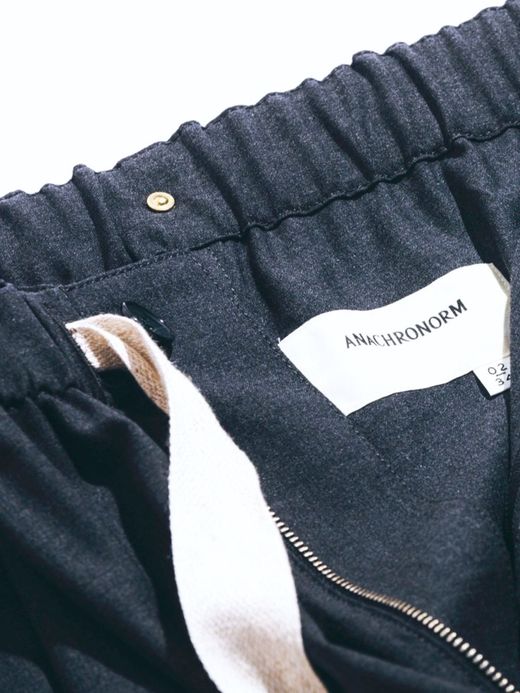 ANACHRONORM AN052 / TAILORED EASY SLACKS / HEATHER GRAY