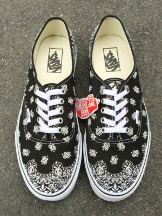 Vans Authentic(Bandana) / black/true white