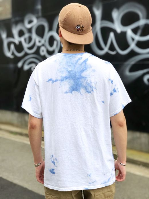 ROARK REVIVAL RATJ501 / "THE NOODLE SHOP" TIEDYE TEE / BLUE