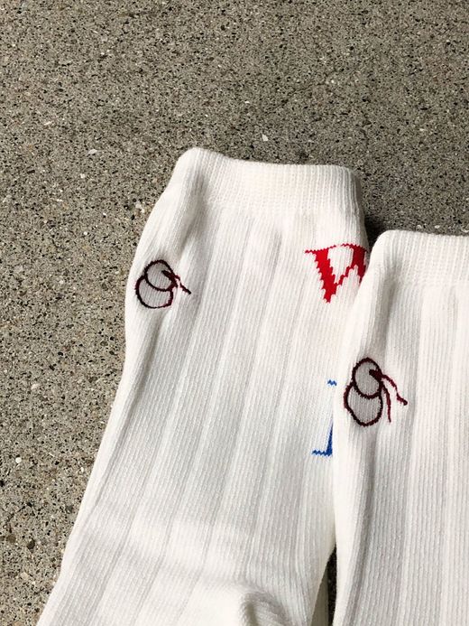 VOO VOO-A-197 / W.I.T.P SOCKS / WHITE