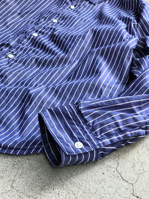 NECESSARY or UNNECESSARY 90011534 / W/SHIRT STRIPE / NAVY-STRIPE