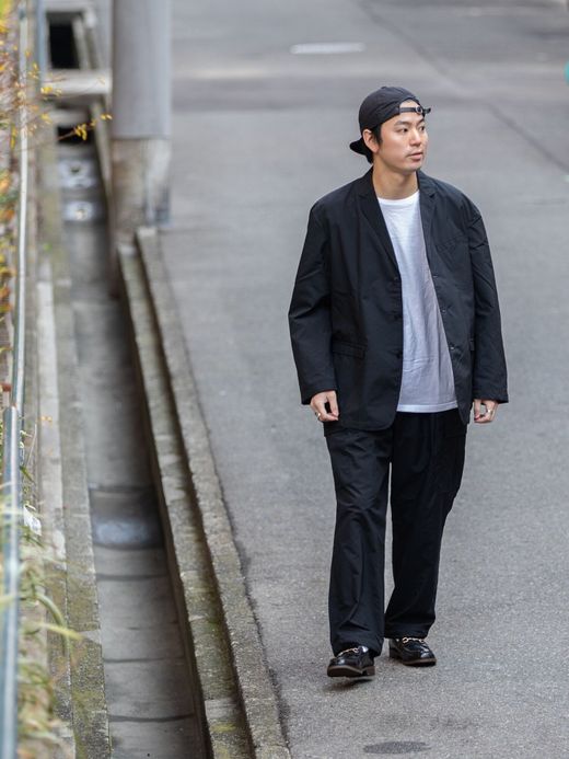 S.F.C SFCSS21J02 / TAILORED JACKET NYLON / BLACK