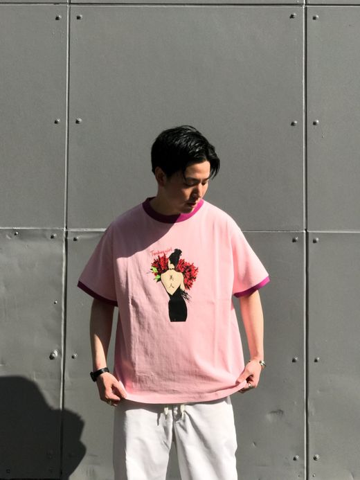 TENBOX TENBOX GIRL TEE / LIGHT PINK