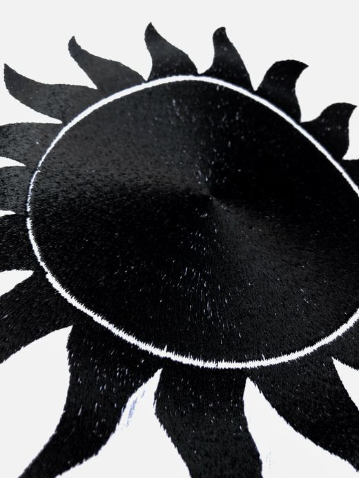 LOOKER LOOK.92 / SUN&MOON TEE / WHITE/BLACK