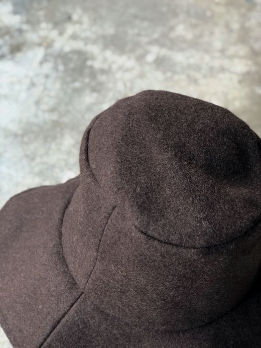 ANACHRONORM ANDC-046 / BIG MELTON HAT / BROWN
