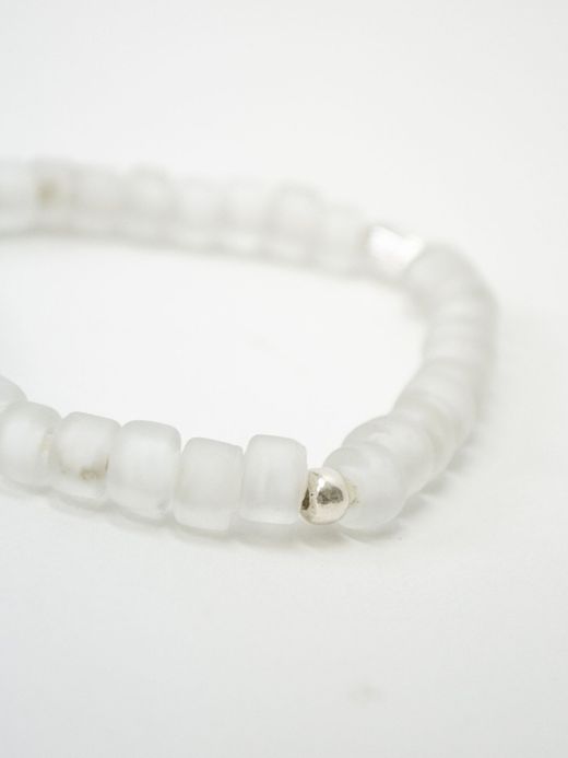 VOO VOO-URL-001 / "WHITE HEARTS" BRACELET / CLEAR MULTI 3