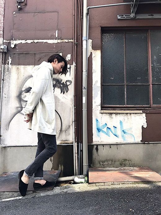 ALDIES Ultra Large Zip Parka / oatmeal