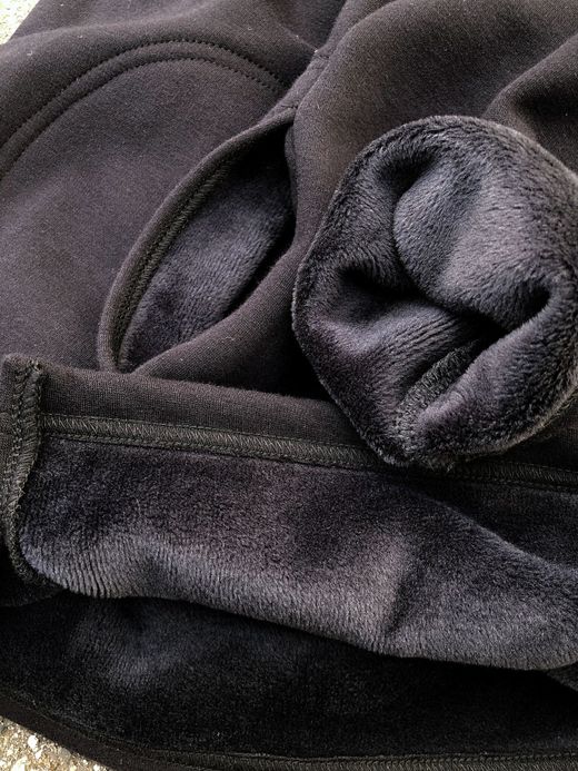 fulton SPN001 / "HIGH LINE" BOMBER HEAT HOODIE / BLACK