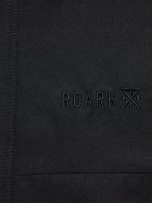 ROARK REVIVAL RJJ550 / HOODED COACHES JACKET / BLACK
