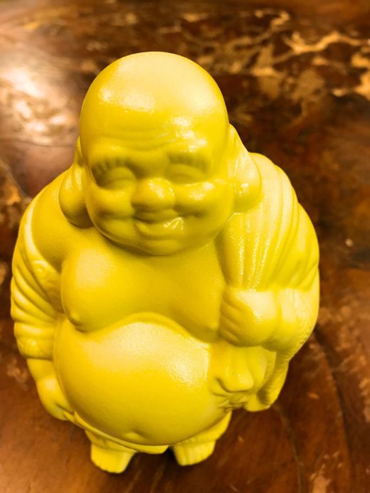  馬場商店 布袋さま貯金箱 / yellow