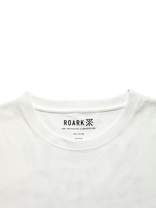ROARK REVIVAL "O,R,O,M" L/S TEE / White