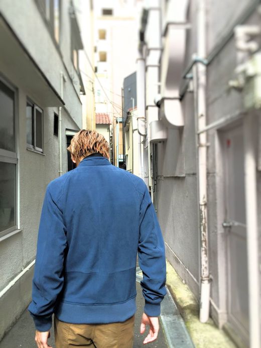 VOO Suede Lib Blouson / navy
