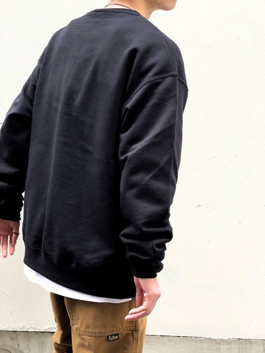 FLATBUSH Select American Flag Patch Crew SW / black