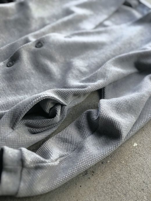 Spinner Bait 212LK / ローゲージストレッチカノコWフェイスカーディガン / トップグレー