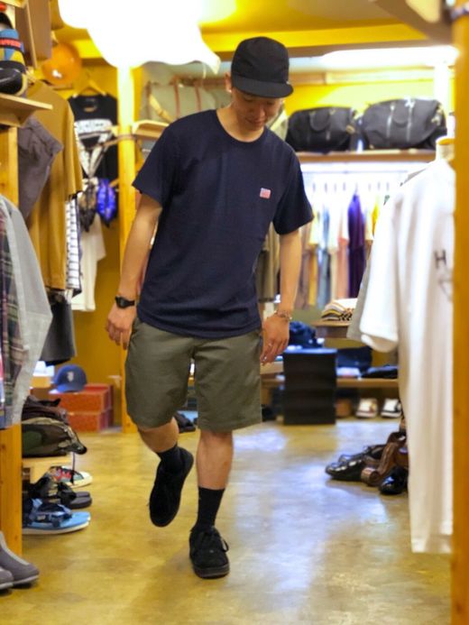 FLATBUSH Select American Flag Patch Tee / navy