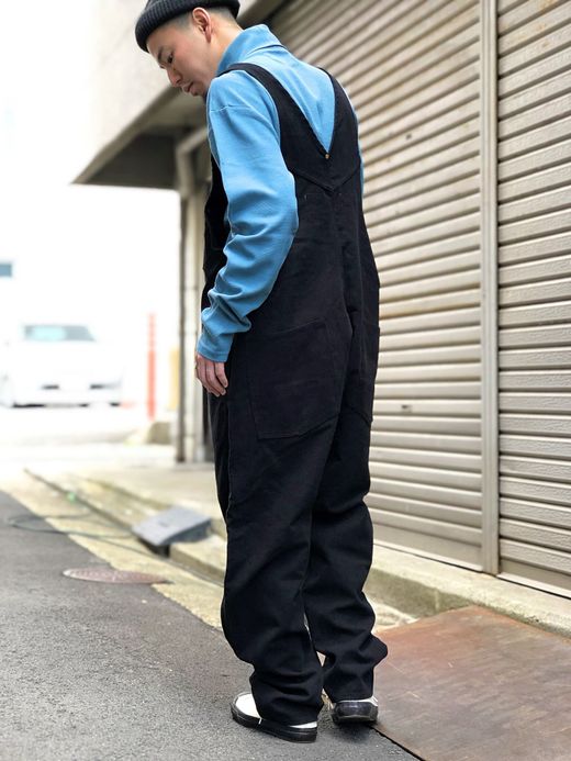 【サイズ34】アナクロノーム（ANACHRONORM）デニムオーバーオール　L程 サイズ34】アナクロノーム（ANACHRONORM）デニムオーバーオール