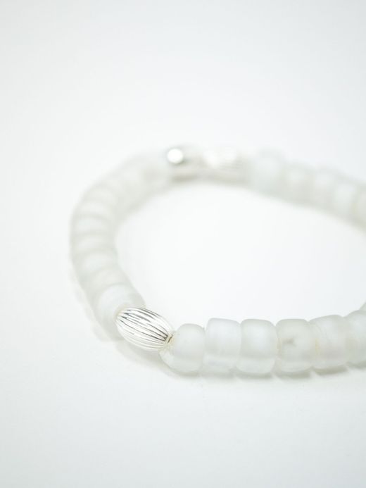 VOO VOO-URL-001 / "WHITE HEARTS" BRACELET / CLEAR MULTI 4