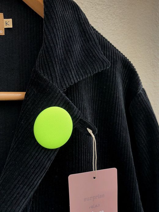 VOO VOO-867 / CORDUROY SHI-FU COAT / BLACK