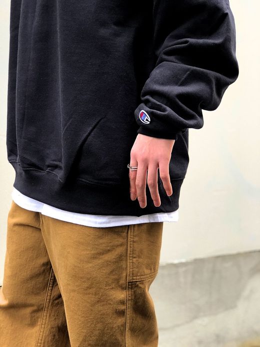 FLATBUSH Select American Flag Patch Crew SW / black