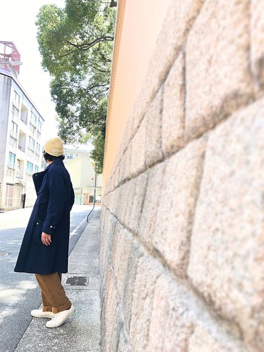 ANACHRONORM Denim Trench Coat / indigo