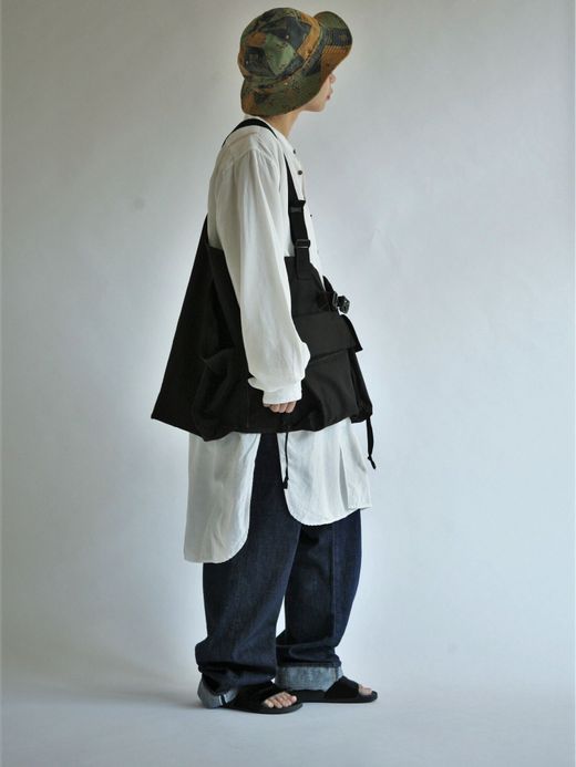 ANACHRONORM AN100 / RIDING UTILITY VEST / BLACK