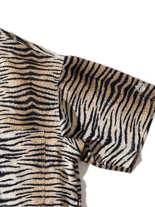 ALDIES A5003111 / LEOPARD SHIRT / BROWN