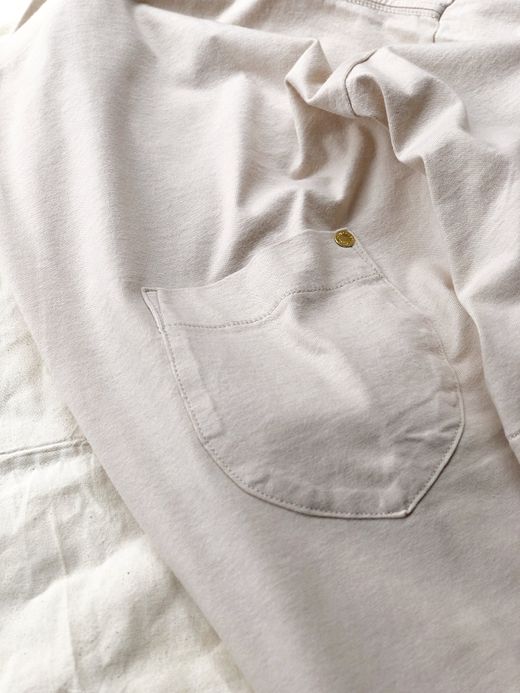 ANACHRONORM NM-TS01R / STANDARD CREW NECK S/S T-S / LIGHT BEIGE