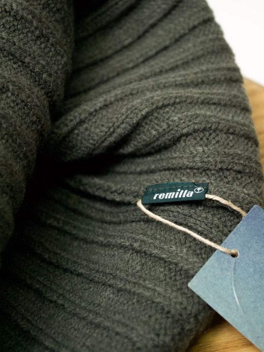 remilla R203433 / リブニット帽 / オリーブグレイ