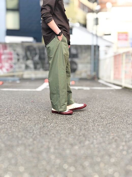 NECESSARY or UNNECESSARY 90011397 / PIN TUCK LONG / OLIVE