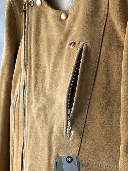 ANACHRONORM ANA234 / SUEDE BOA RIDERS JACKET / CAMEL