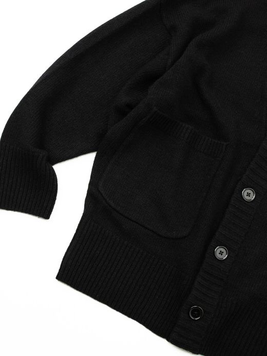VOO VOO-1062 / FAT RIB CARDIGAN / Black