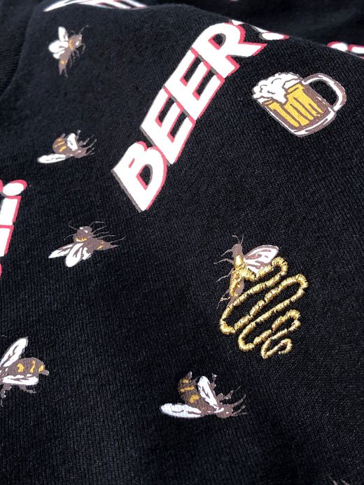 ALDIES A1022719 / BEE&BEER BIG T / BLACK