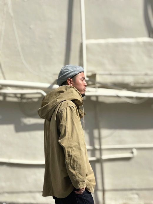 ANACHRONORM AN005 / HOODED PARKA COAT / BEIGE