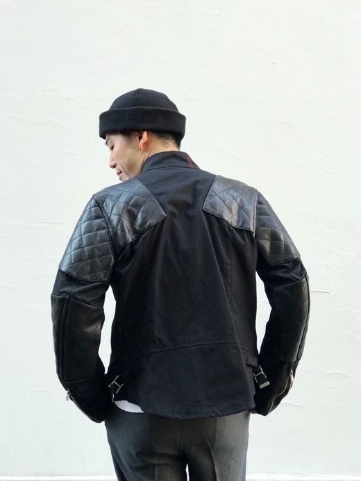 ANACHRONORM ANR-073 / MONZA TYPE RIDERS JACKET / BLACK