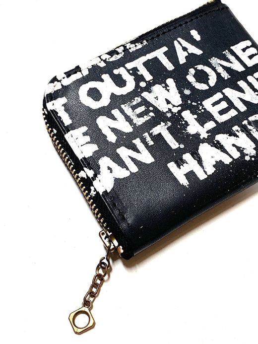 ANACHRONORM ANBB026-STCL / STENCIL COIN CASE / BLACK