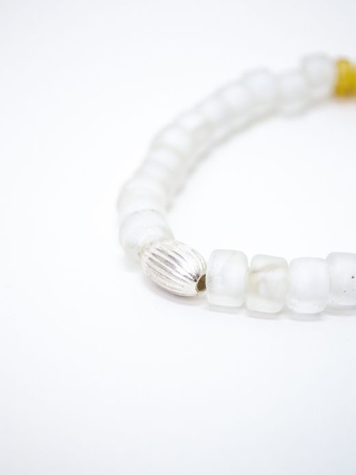 VOO VOO-URL-001 / "WHITE HEARTS" BRACELET / CLEAR MULTI  2