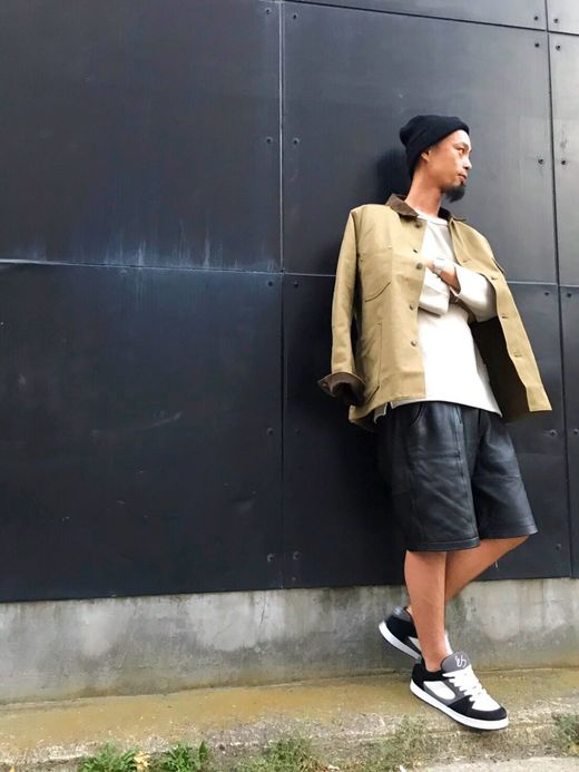 ANACHRONORM Twill Rail Road Jacket / khaki beige