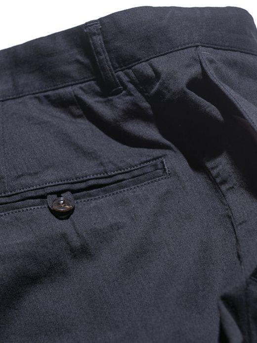 ANACHRONORM AN108 / DENIM TUCK WIDE TROUSERS / BLACK