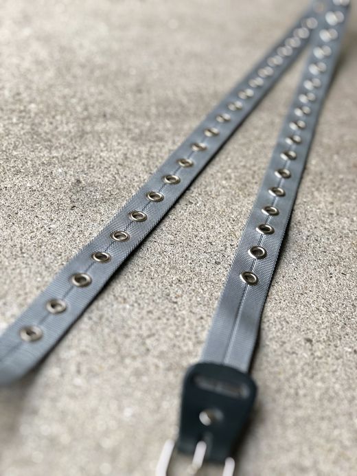 NECESSARY or UNNECESSARY Belt Nylon / gray