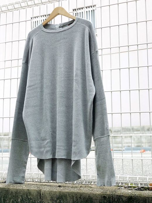ALDIES A1901628 / BACK BUTTON BIG THERMAL / GRAY