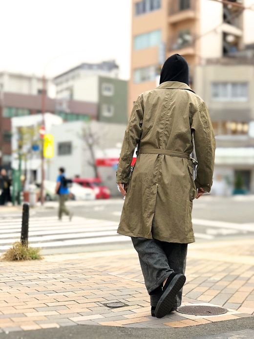 ANACHRONORM AN007 / TRENCH COAT / KHAKI