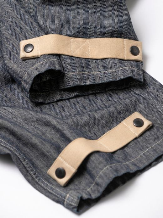 ANACHRONORM AN118 / DECK OVER PANTS / INDIGO ONE WASH