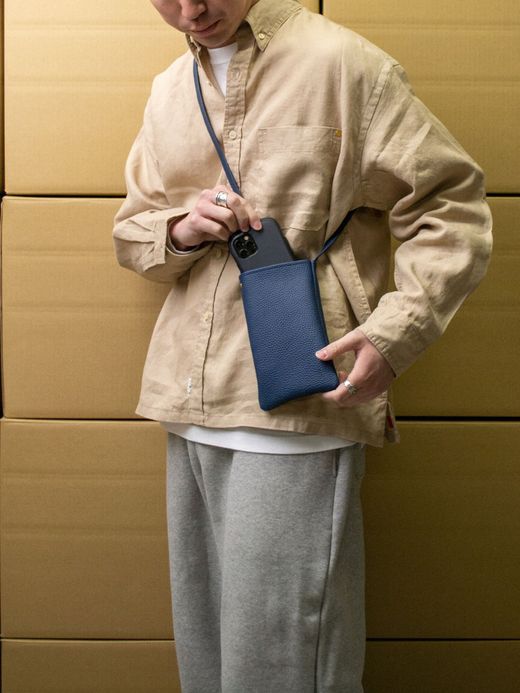 VOO VOO-1047-SP / LEZA POUCH for FLATBUSH / D.BLUE