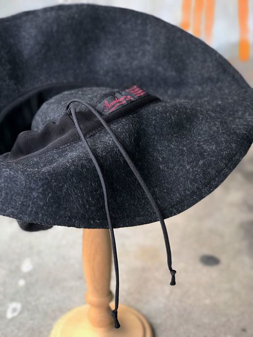 ANACHRONORM ANDC-046 / BIG MELTON HAT / BLACK