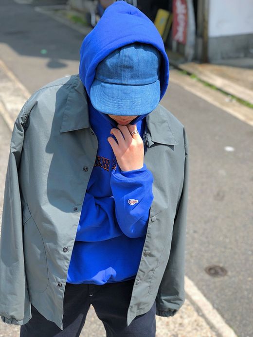 THE UNION TO00114 / RAIN COACH JACKET / BLUE