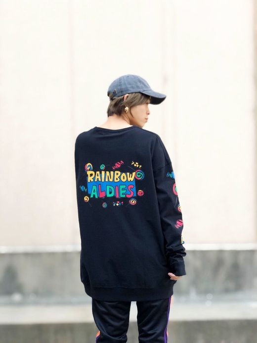 ALDIES A6103319 / RAINBOW BIG LONG CUT / BLACK