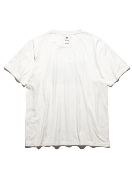 ROARK REVIVAL RTJ720 / "KINGSTON DEAD BEATS" PHOTO TEE / WHITE