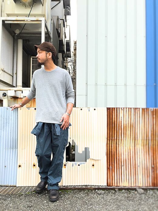 remilla Boat Zip Smock / BLU.GRY